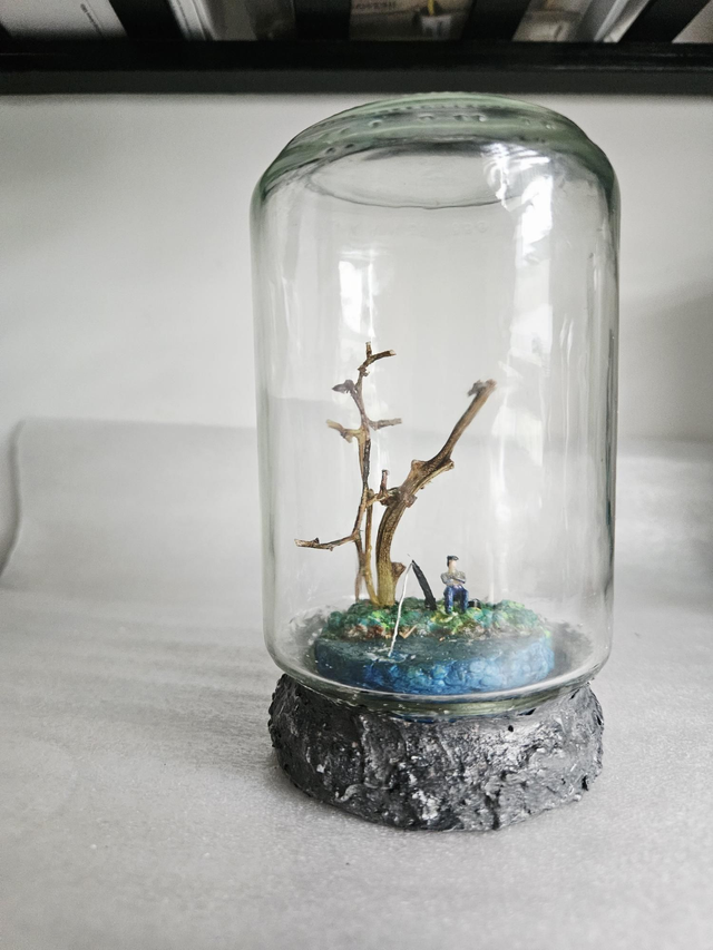 Fishing Glass ECO Handmade Table Decor Art Decor