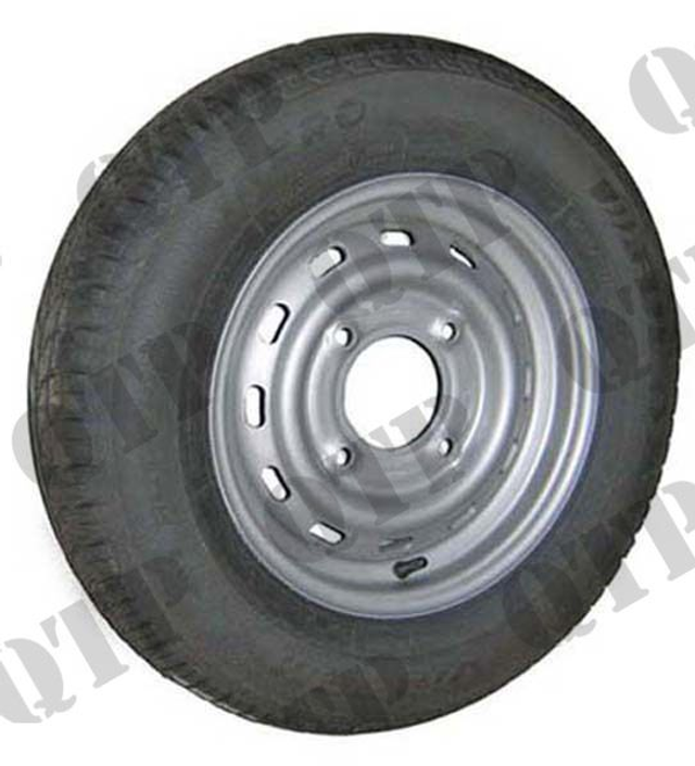 Wheel Rim c/w 165 x 13" Tyre (4 Stud) 5.5 PCD (51442)