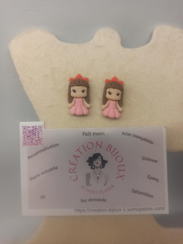 Boucle d'oreille aurore