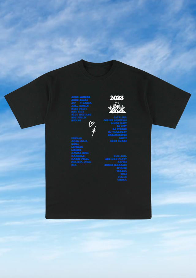 23' New Drop - T-shirt - Black &amp; Blue