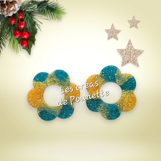 Les pampilles vert et or