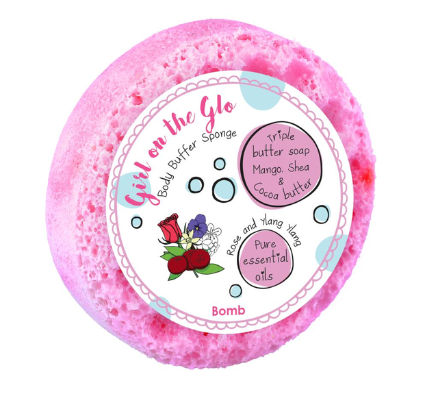 Girl on the glow body buffer