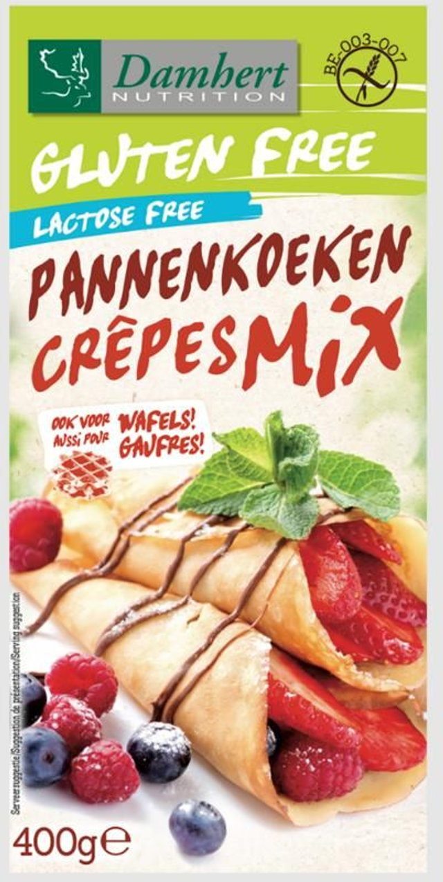 Damhert - Mix voor Pannenkoeken Glutenvrij/lactosevrij