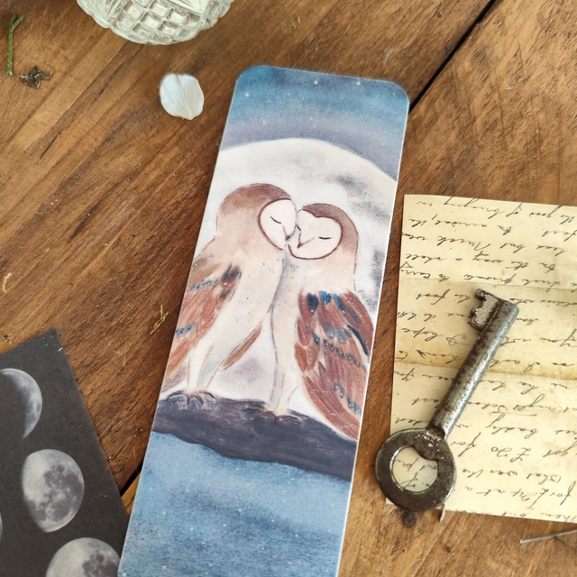 Effraie des clochers - marque page