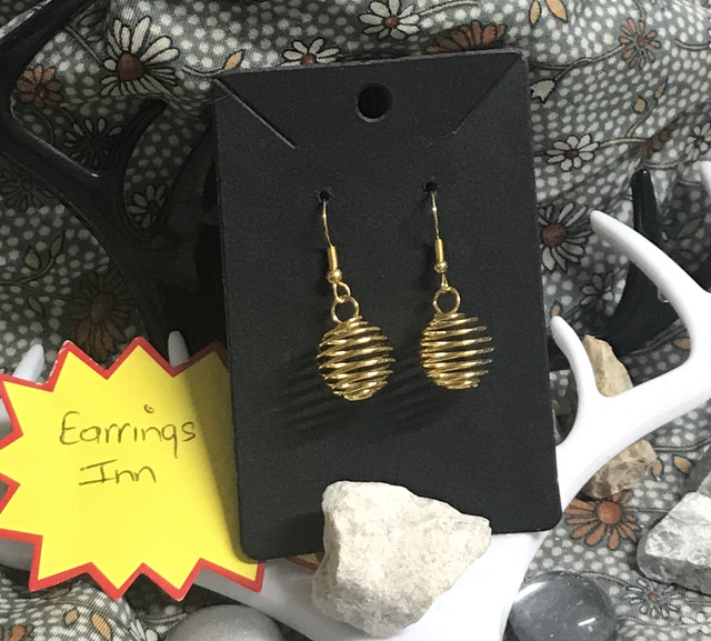 Gold Colour Dangling Earrings- GCD83