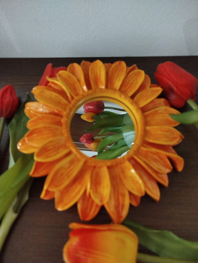 🌻 Miroir Tournesol – Reflet solaire