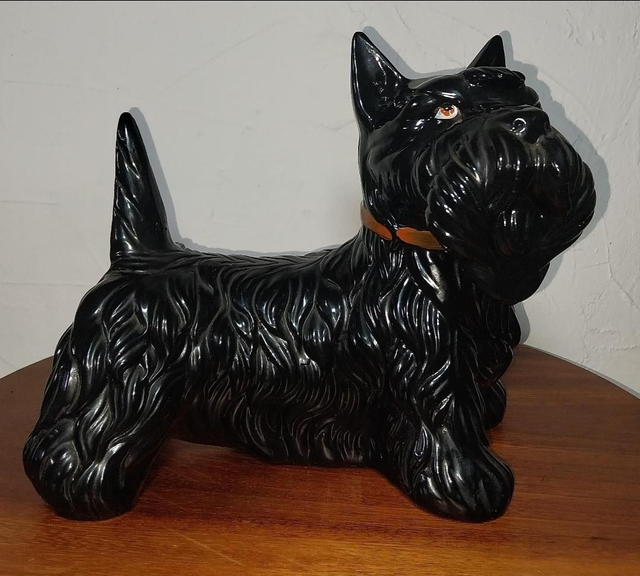 Magnifique scottie noir vintage 