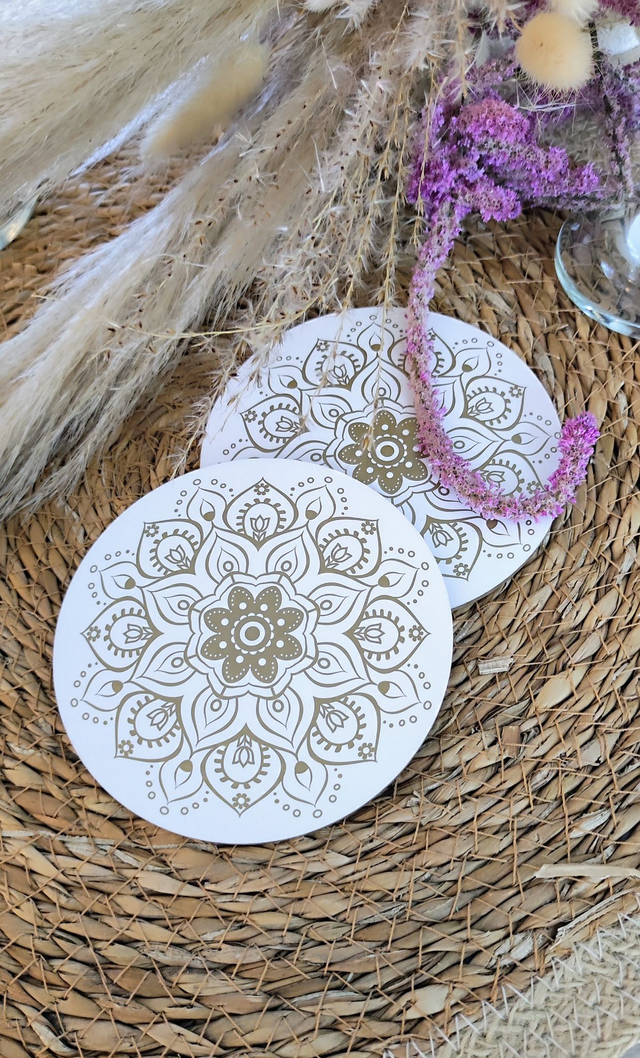 6 Sous-verres Mandala