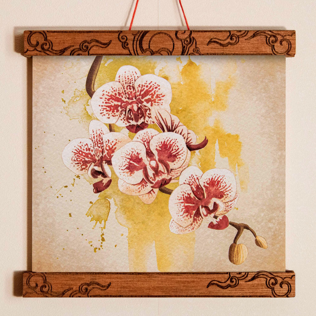 Orchidée - 15 x 15 cm