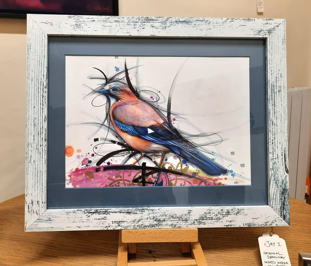 British Jay I- Original Drawing