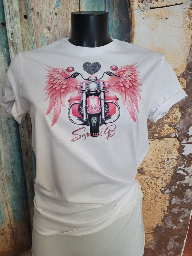 T-Shirt Blanc Femme Cotton Bio(A44)