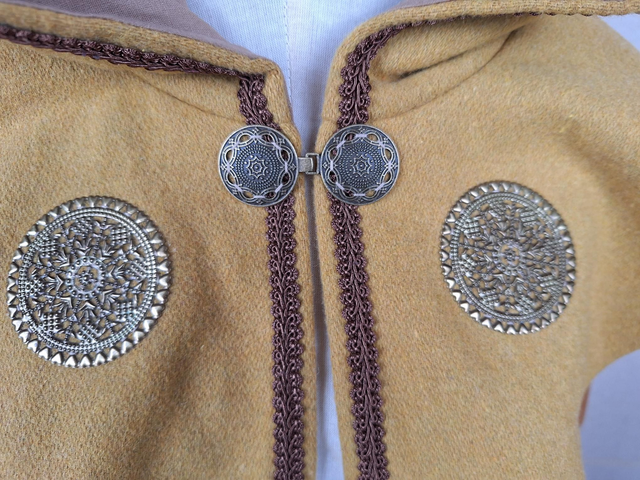 Capuchon à oreilles Jaune