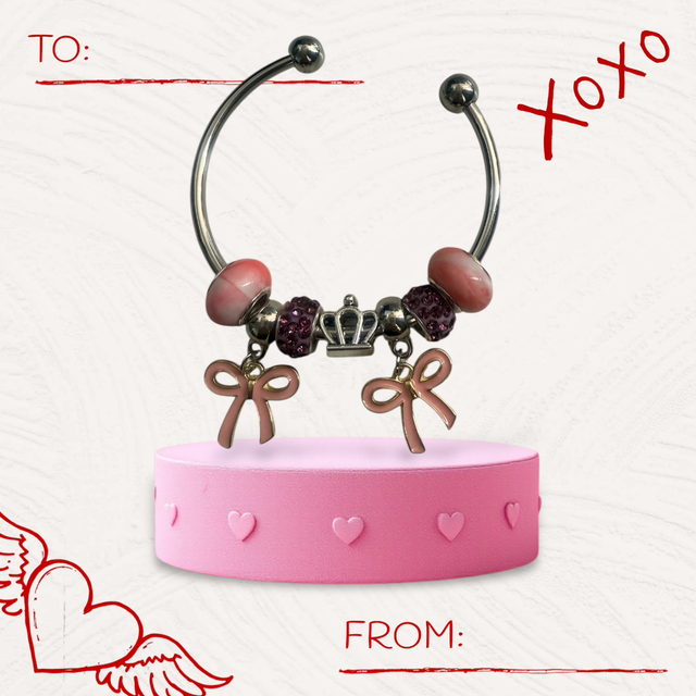 Charmarmband schleife