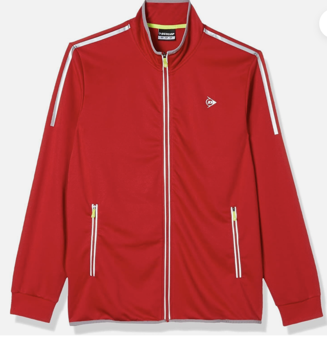 Dunlop Knit jacket Red/White  RRP £50