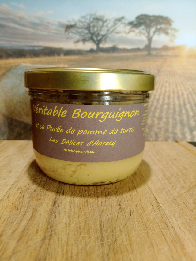 Le Bourguignon et sa Purée Maison 