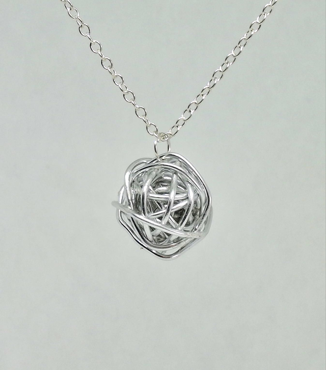 Wire Ball Pendant