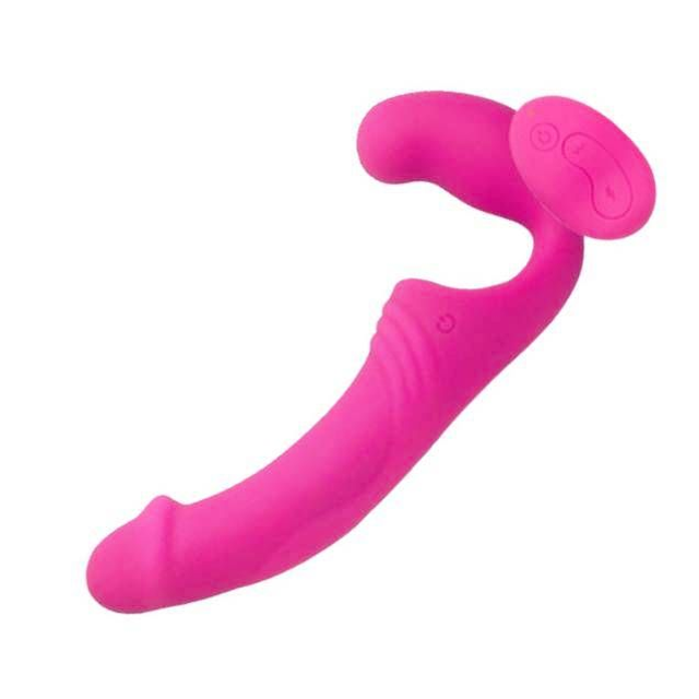 Penetrador Strapless com Plug Vaginal e Controle Wireless