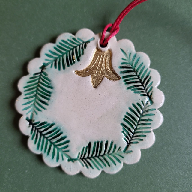 Festive Fir Duo - Wreath & Star Decoration