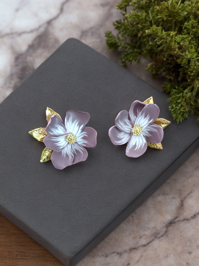 Boucles d&#039;oreilles en argile polymère