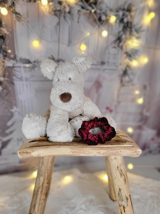 Chouchou velours rouge 🤶