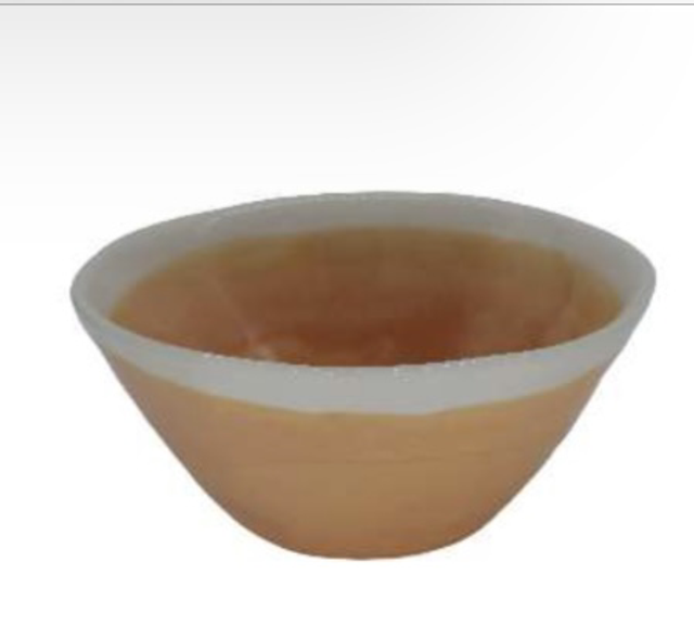 Saladier grand modèle ochre 