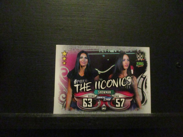 The Inconics - Tag Teams Slam Attax Live Original Trading Card #343