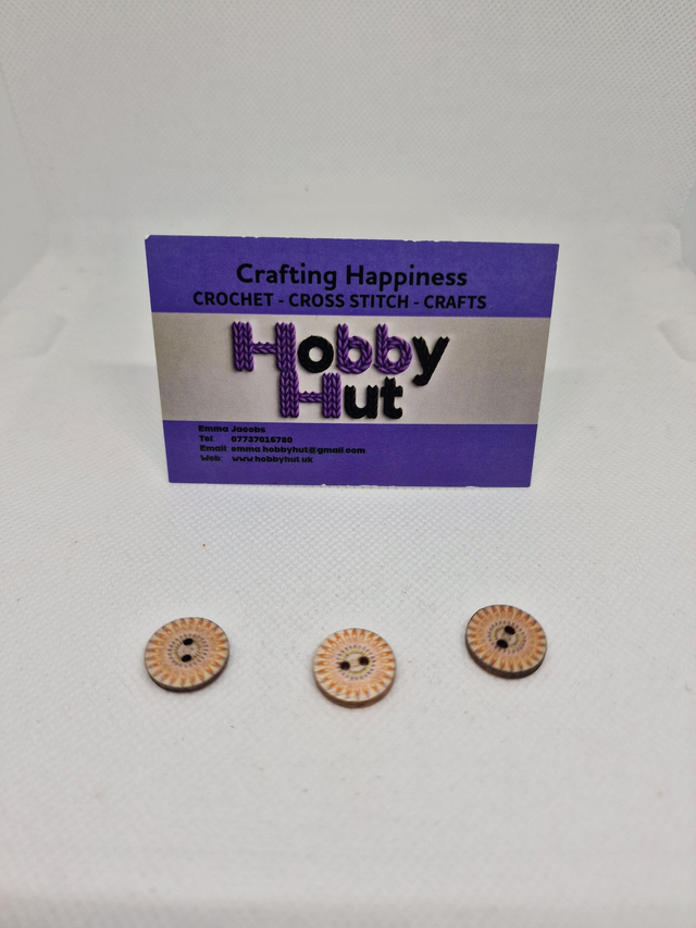 Vintage Style Buttons (13) 1.5cm