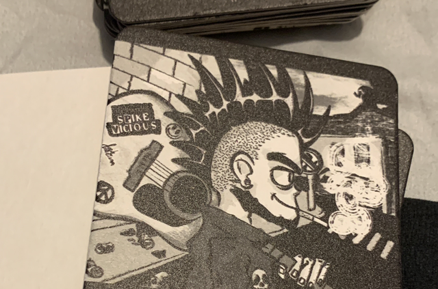 The Legend of Spike Vicious Album Coaster 