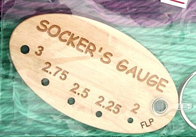Fleece Loved Products Sockers Gauge Key Ring