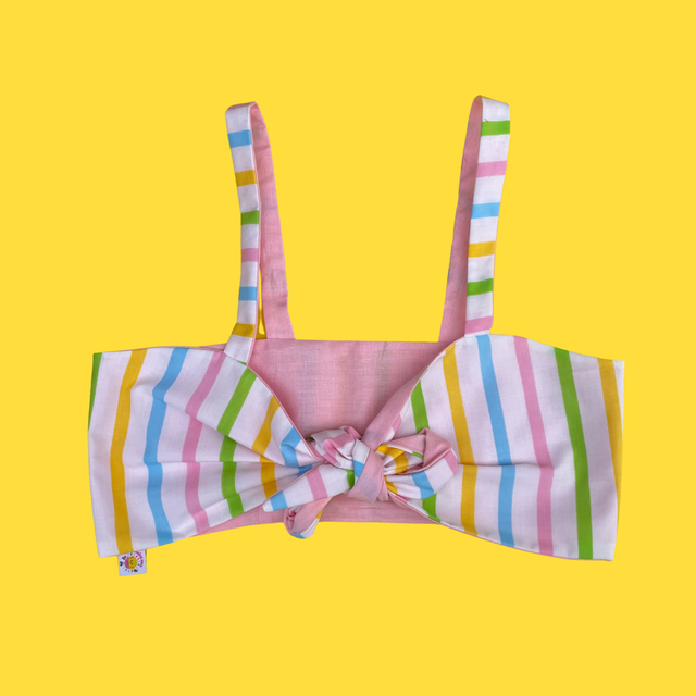 Crop top Papillon "Rainbow" - XS/S/M