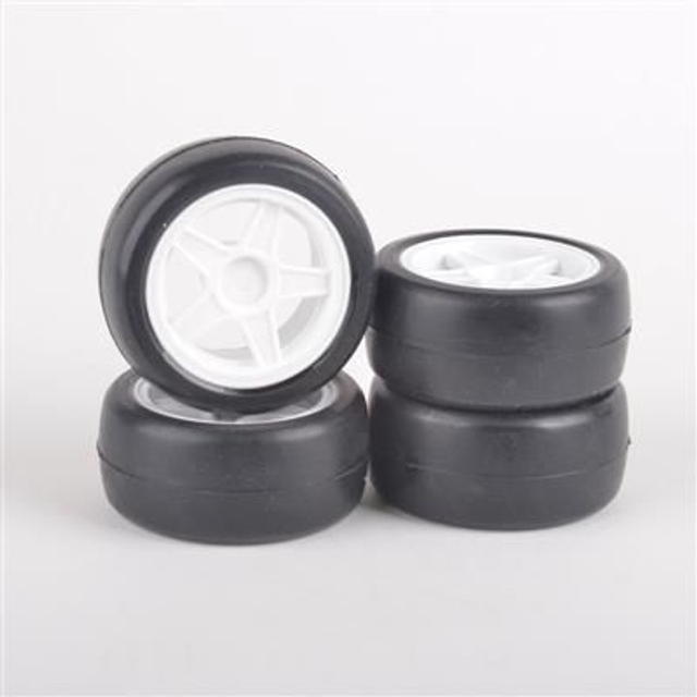 Rush Mini Tyres 24 Round Pre-Glued #RU0485