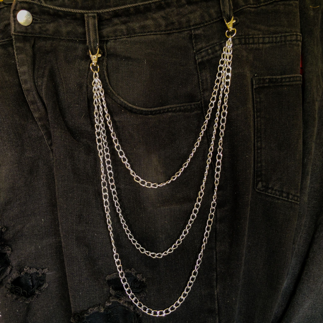 Silver - Triple Jean Chain  [3JCH-ALT-S]