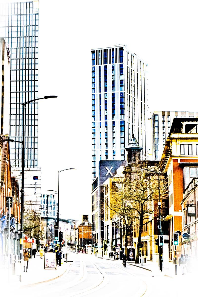 X marks the spot, Broad Street, Birmingham