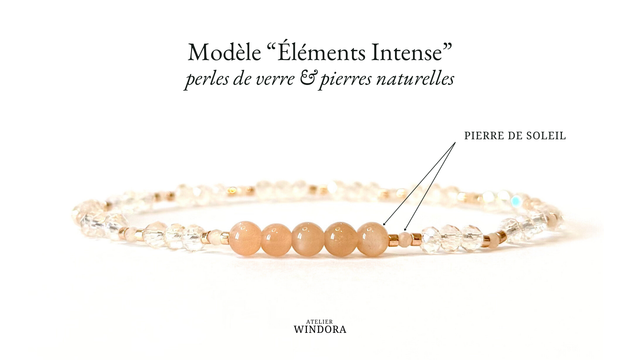 Bracelet | Pierre de Soleil - Collection | Lot de 3