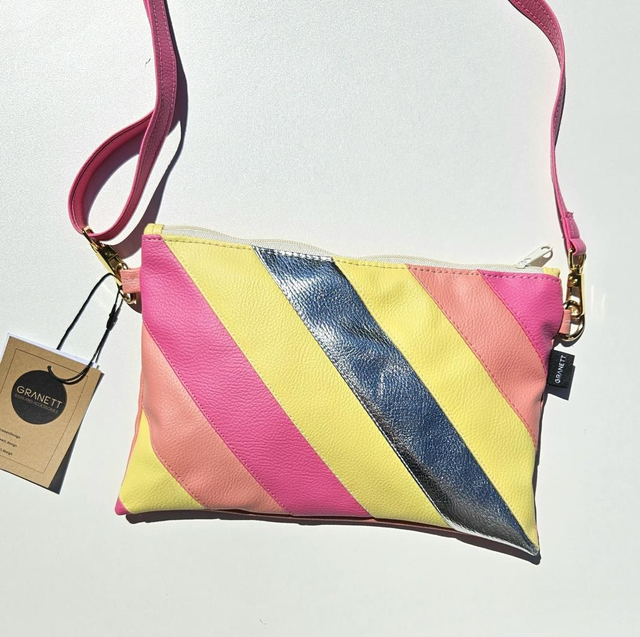 CANDY POP STRIPES Clutch