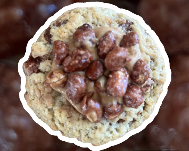 Cookie cacahuètes caramélisées 