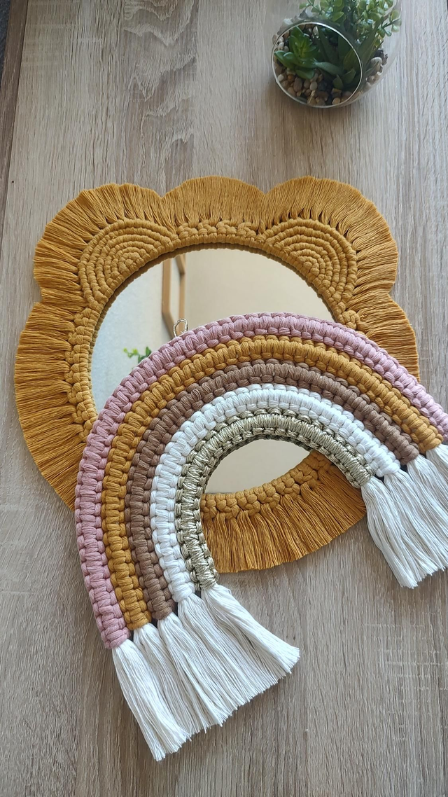 Lot Ourson moutarde + Arc-en-ciel Jade 