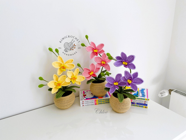 Orchid Flower Pot