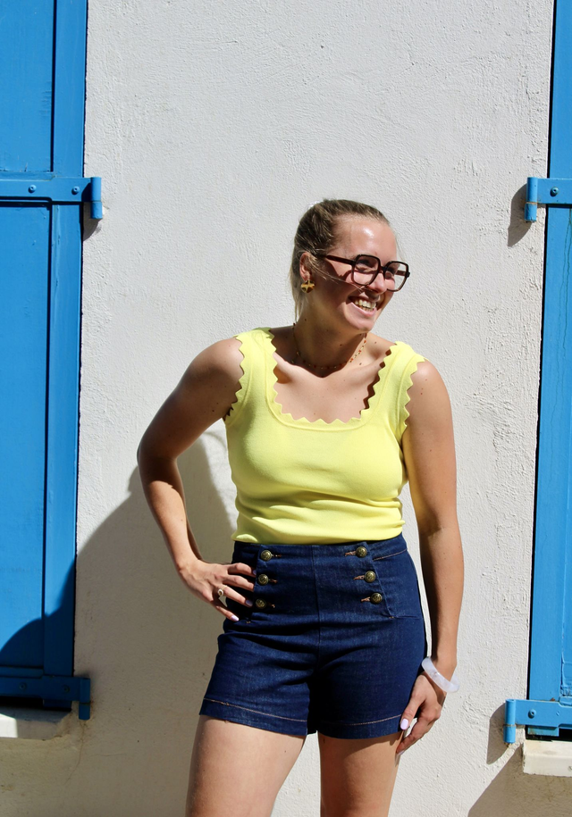 Short en jean Salomé