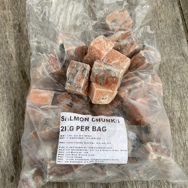 Salmon chunks 