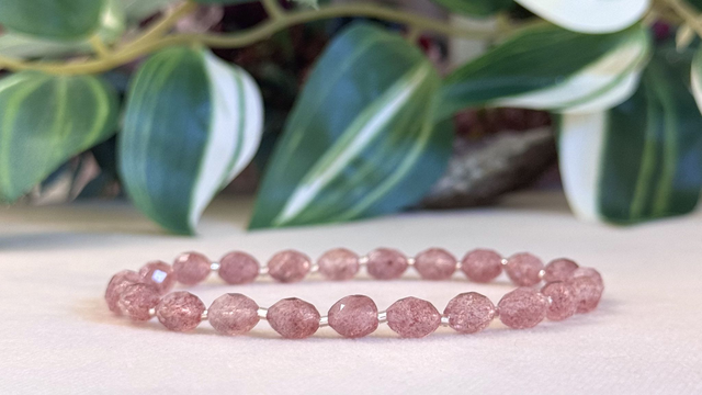 Bracelet | Quartz Fraise - Précieux