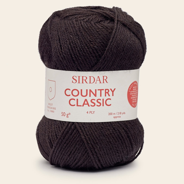 Country Classic 4 ply Black