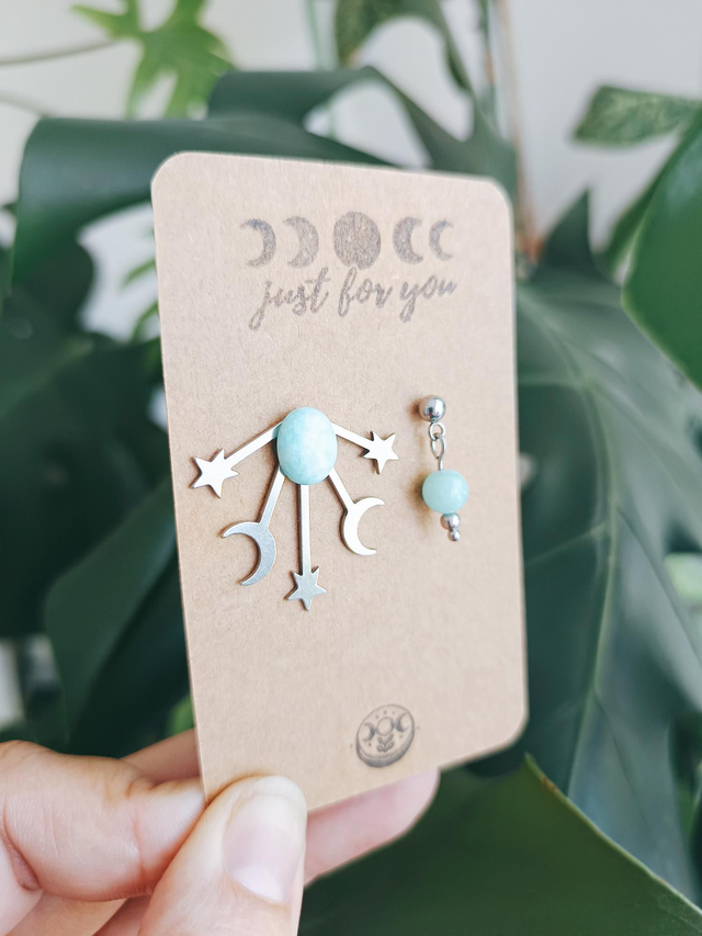 BOUCLE - COSMIC ONE (amazonite)