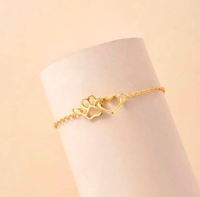Pawprint/Heart Bracelet 