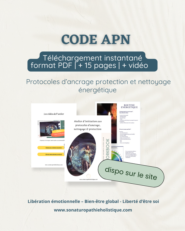 Initiation aux protocoles énergétique : Ancrage, Nettoyage et Protection