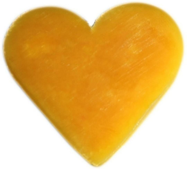 Petit savon d'invité cœur Senteur orange et Gingembre 
