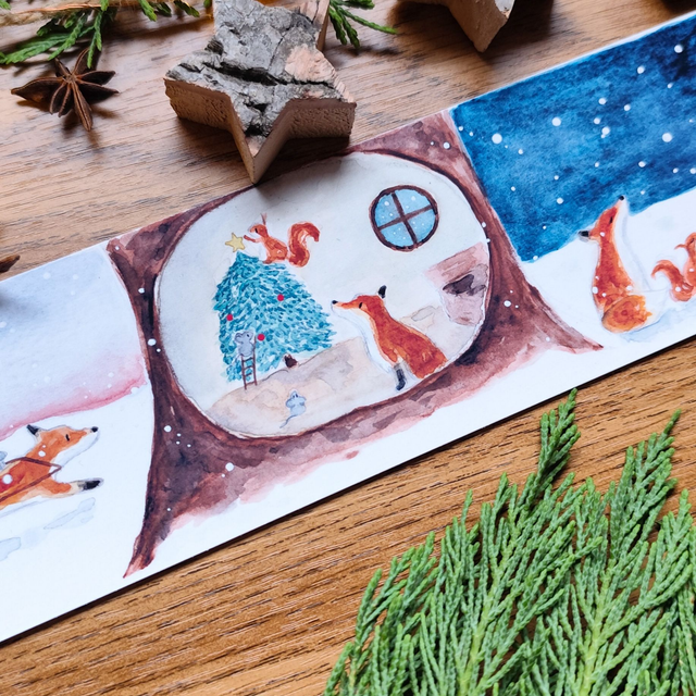 Préparatifs de Noël - carte postale