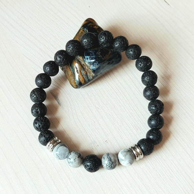 Jaspe Picasso et Pierre de Lave