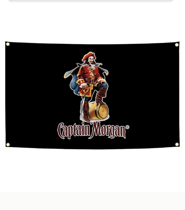 Grote vlaggen Captain Morgan (150x90cm)