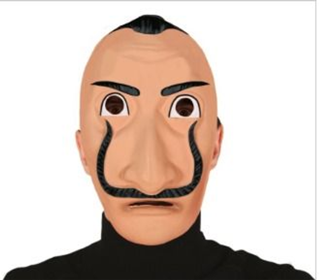 CARNEVALE , MASCHERA LA CASA DI  CARTA 